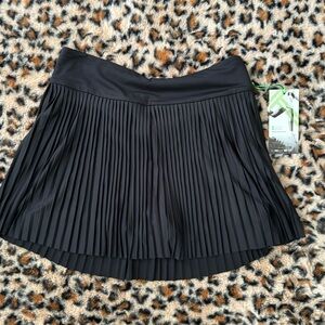 Pleated tennis skort